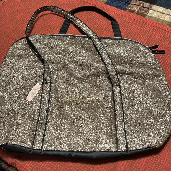 Victoria's Secret Glittering Silver Tote - Picture 10 of 15